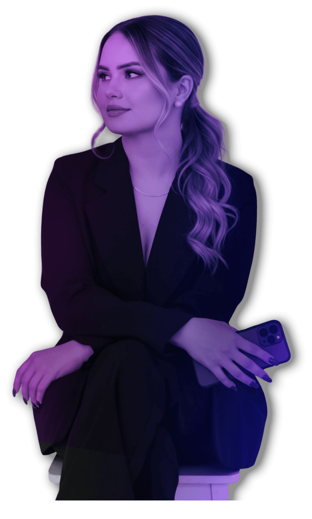 Empreendedora usando o sistema